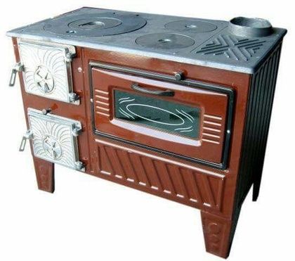 Отопительно-варочная печь МастерПечь ПВ-03 с духовым шкафом, 7.5 кВт в Соликамске