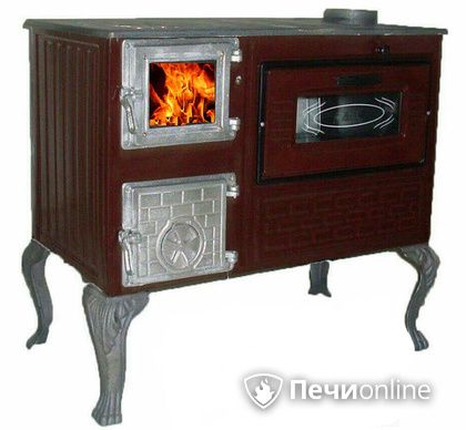 Отопительно-варочная печь МастерПечь ПВ-06 с духовым шкафом, 7.5 кВт в Соликамске