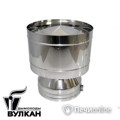 Дефлектор Вулкан DDH с изоляцией 50 мм D=300/400 нержавейка/оцинковка в Соликамске
