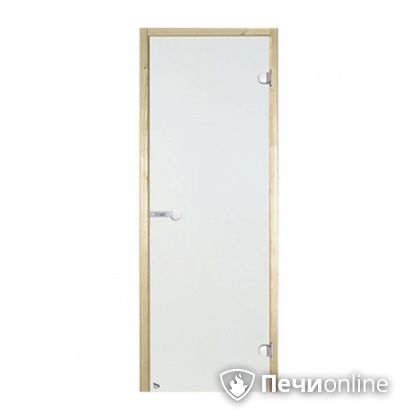 Дверь для бани Harvia Стеклянная дверь для сауны 7/19 коробка сосна сатин D71905М в Соликамске